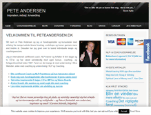 Tablet Screenshot of peteandersen.dk